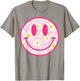 Happy Face Daisy Flower Shirt Preppy Aesthetic Smile Face T-Shirt - T-Shirt | Sand