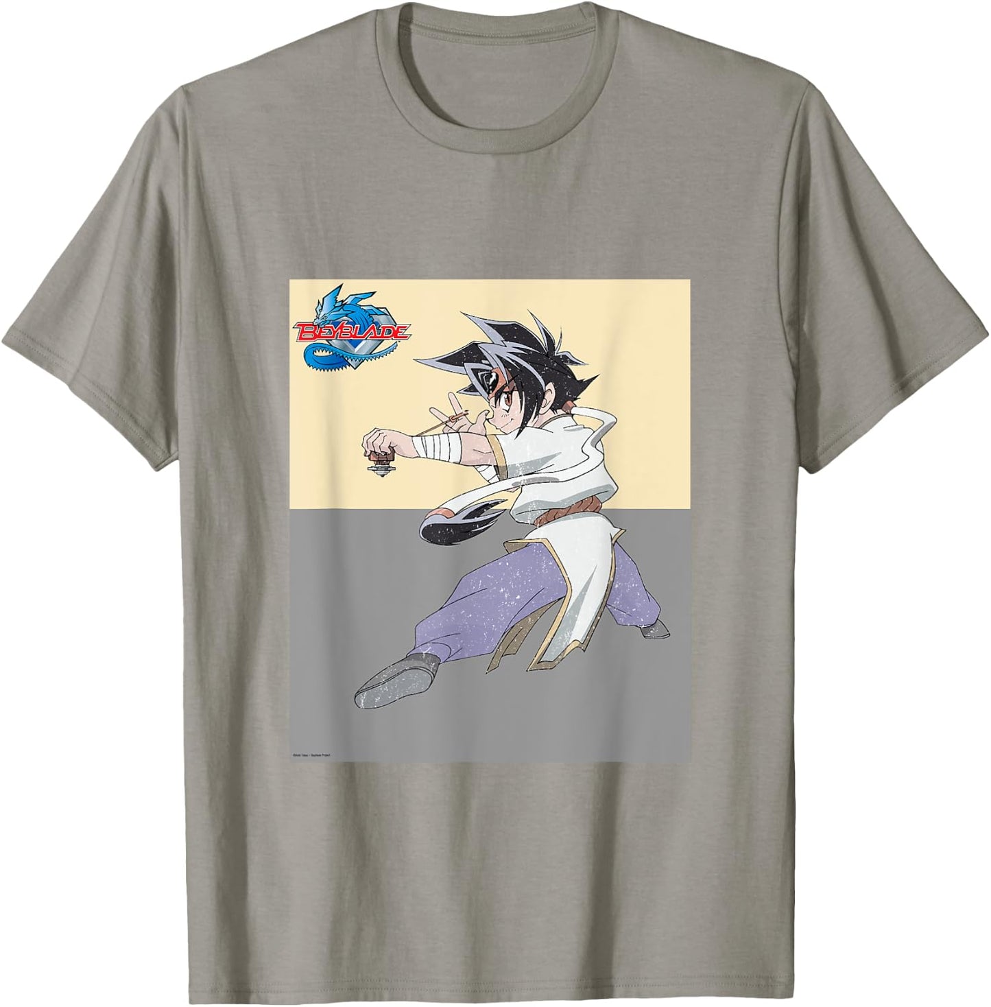Beyblade Ray Vintage T-Shirt - T-Shirt | Sand