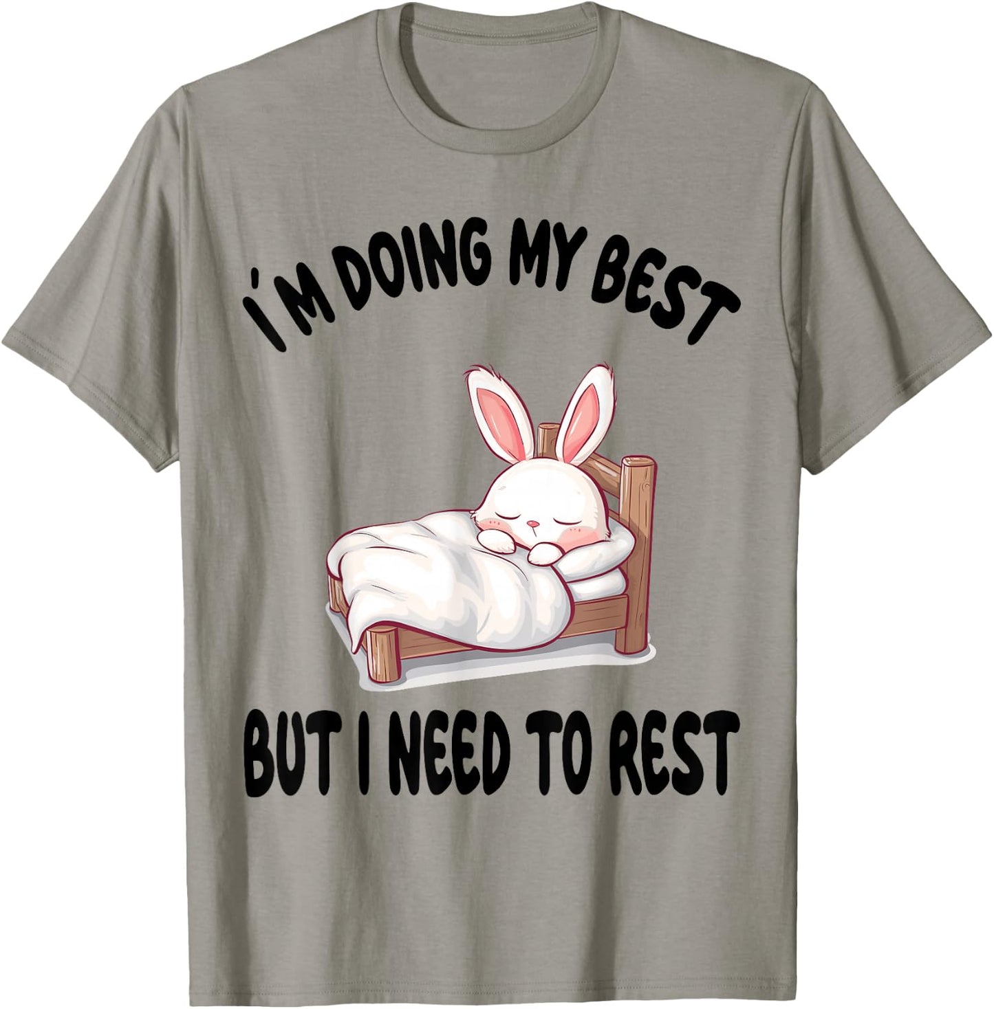 Bunny Rabbit Official Sleepshirt Pajamas Nightgown T-Shirt - T-Shirt | Sand