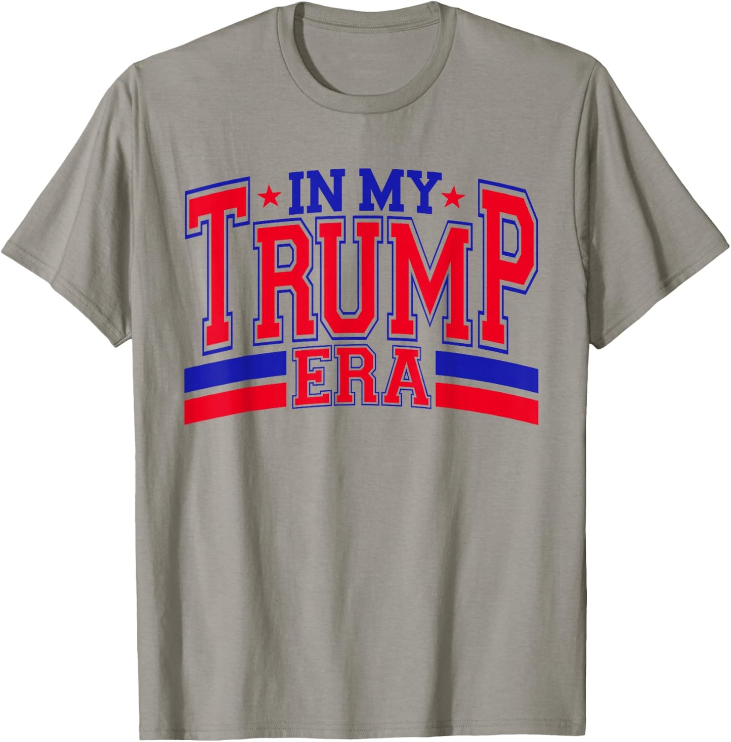 In My Trump Era Retro Groovy Trump 2024 4th July Patriotic T-Shirt - T-Shirt | Sand