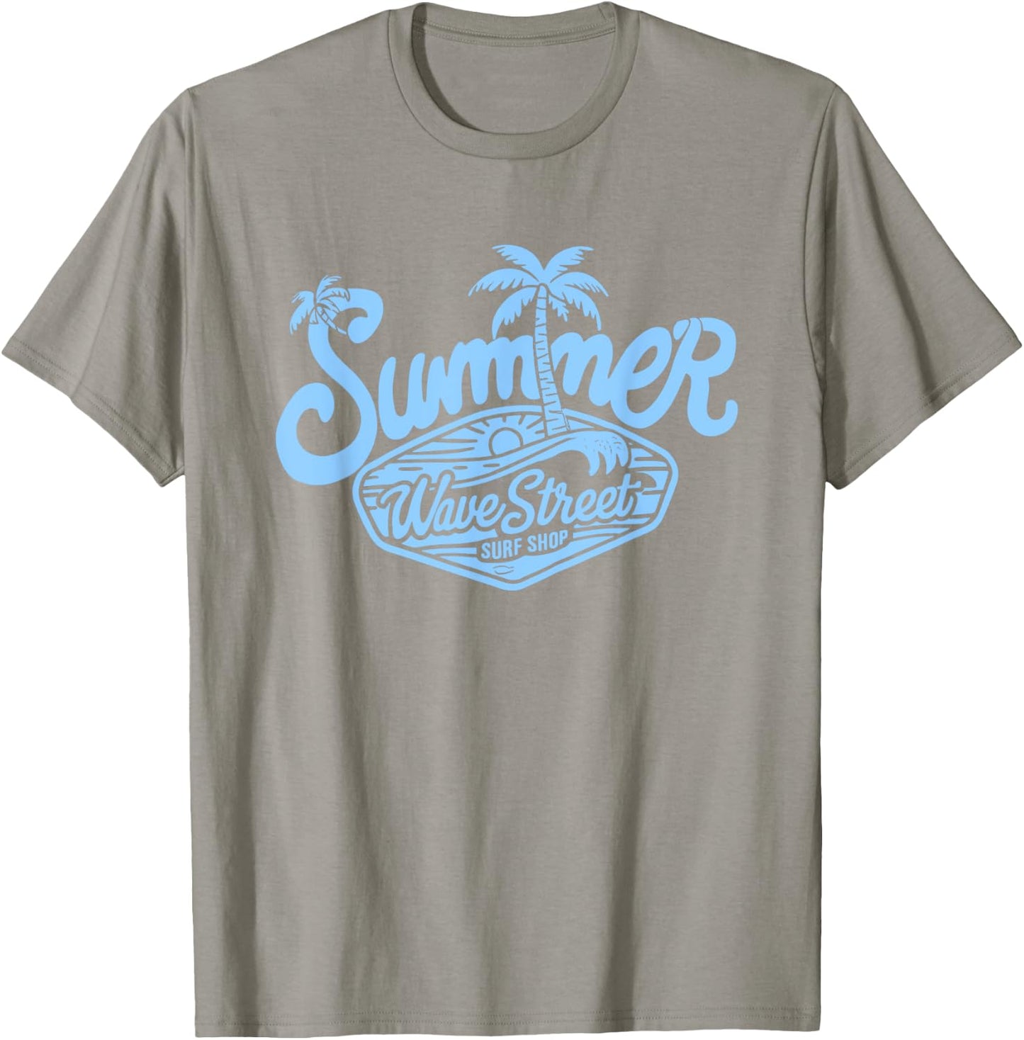 Wave Street Summer Surf Shop Graphic Women Kids T-Shirt - T-Shirt | Sand