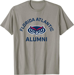 Florida Atlantic University FAU Owls Arched Alumni T-Shirt - T-Shirt | Sand