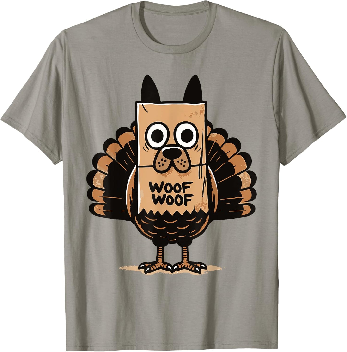Thanksgiving Turkey Disguised as a Dog Women Girls Kids T-Shirt - T-Shirt | Sand