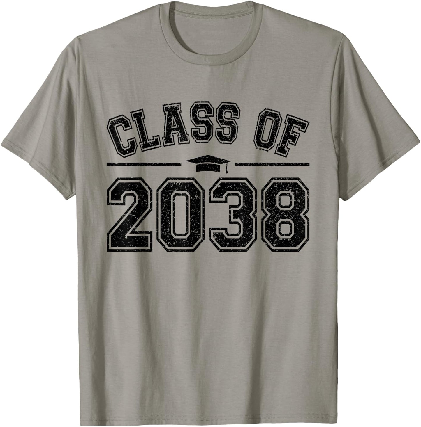 Preschool Class of 2038 Grow With Me Graduation 2038 Vintage T-Shirt - T-Shirt | Sand
