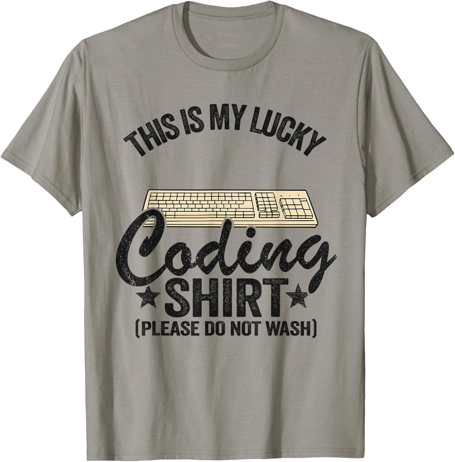 Coder Jokes Geek Computer Programmer This Is My Lucky Coding T-Shirt - T-Shirt | Sand