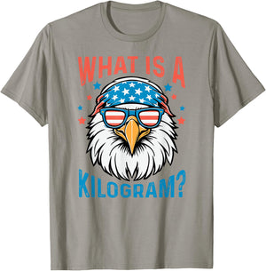 What Is A Kilogram 4th of July USA Patriotic Eagle T-Shirt - T-Shirt | Sand