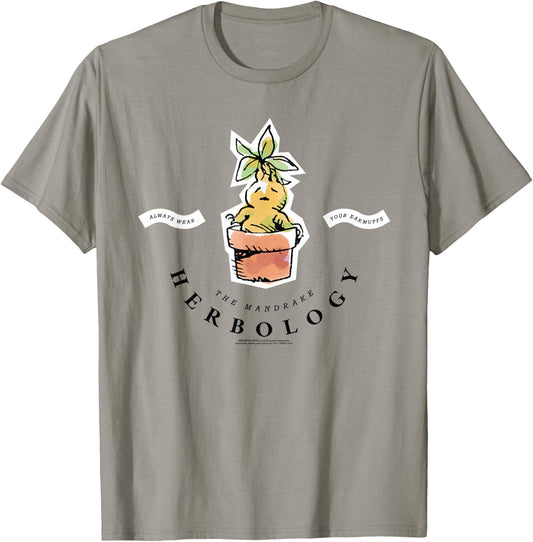Harry Potter Herbology The Mandrake T-Shirt - T-Shirt | Sand