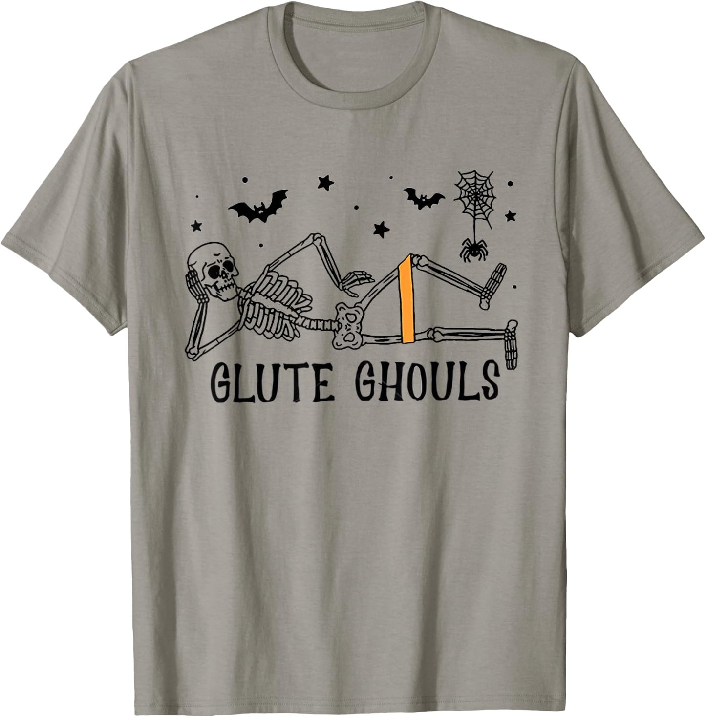 Glute Ghouls Fall Physical Therapy Halloween Spooky Season T-Shirt - T-Shirt | Sand