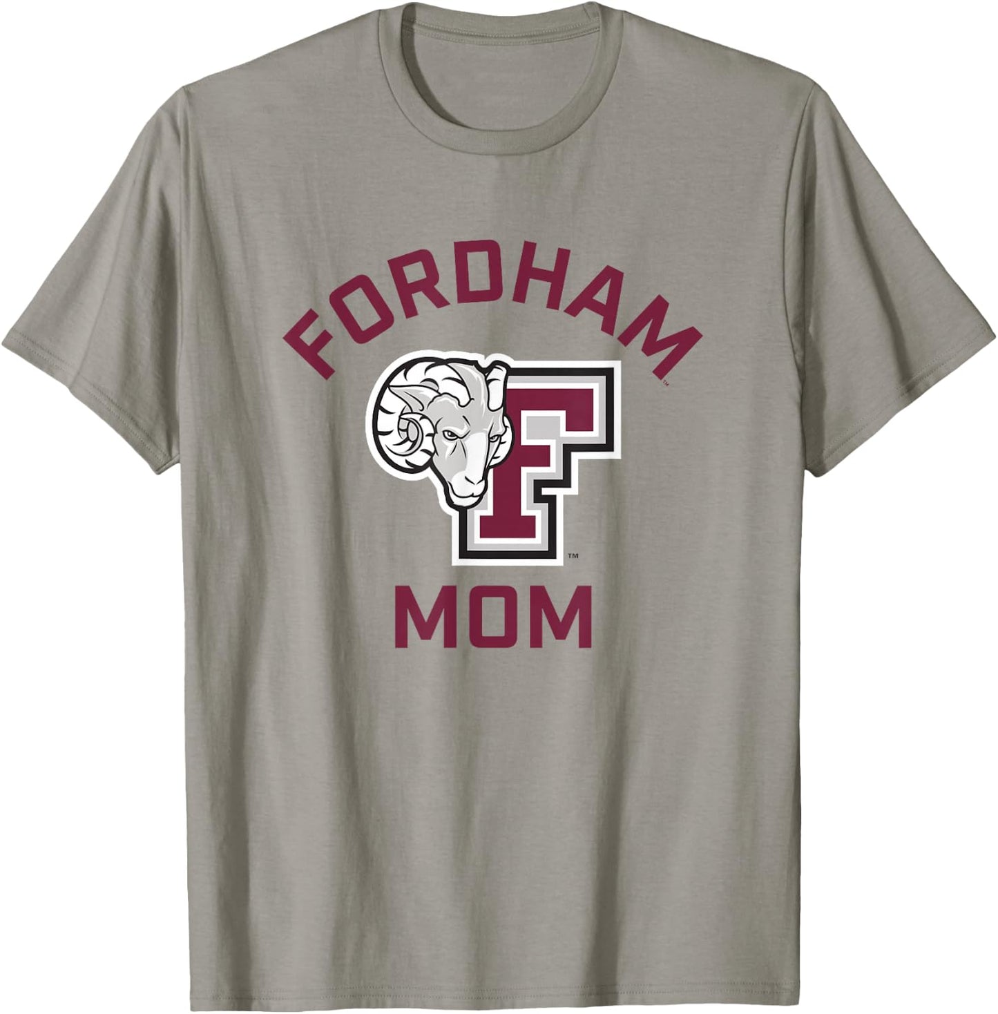 Fordham University Rams Arched Mom T-Shirt - T-Shirt | Sand