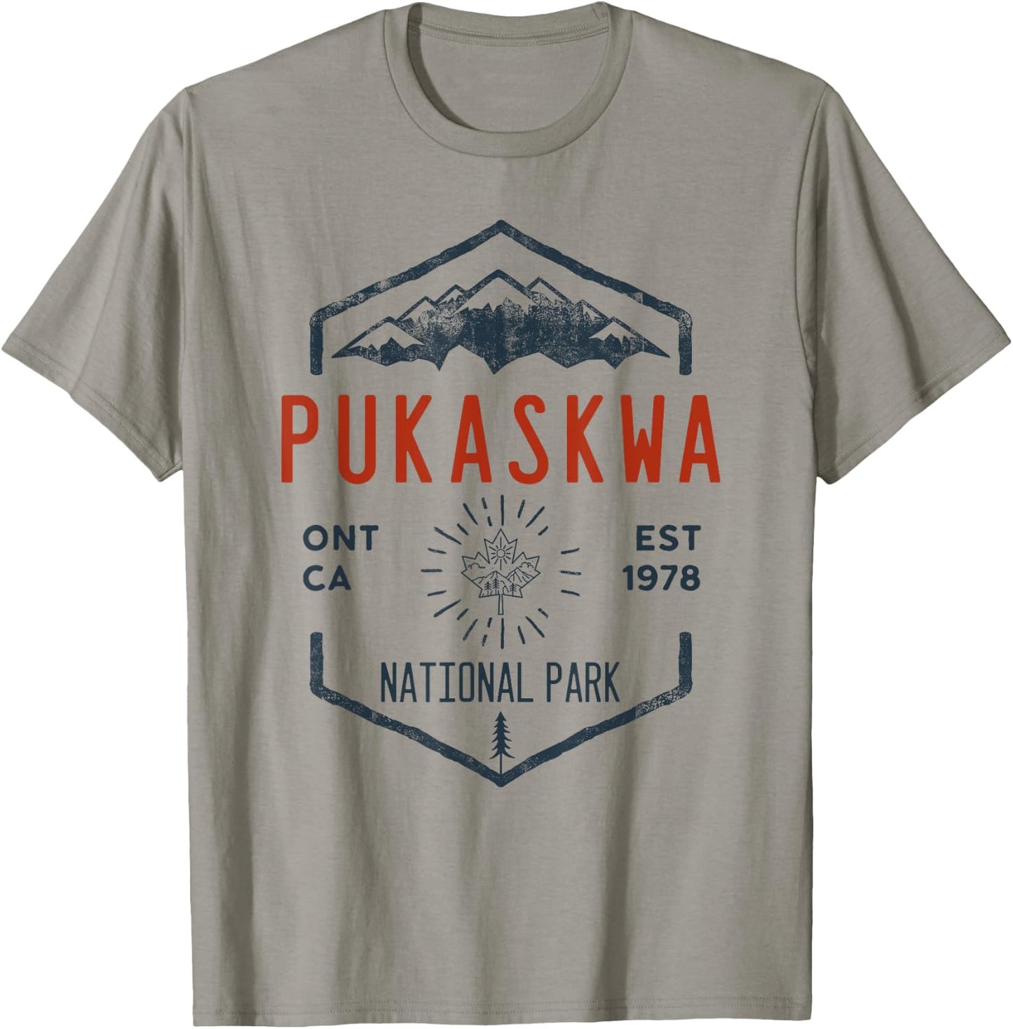 Pukaskwa National Park Canada Vintage T-Shirt - T-Shirt | Sand