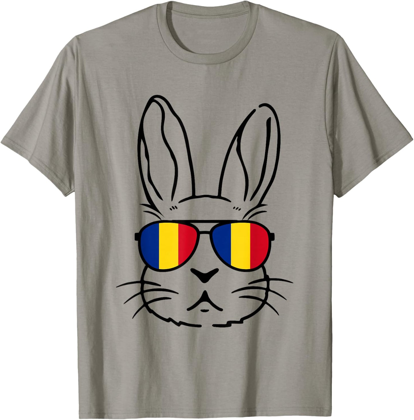 Romanian Easter Romania Flag Easter Bunny Family Matching T-Shirt - T-Shirt | Sand