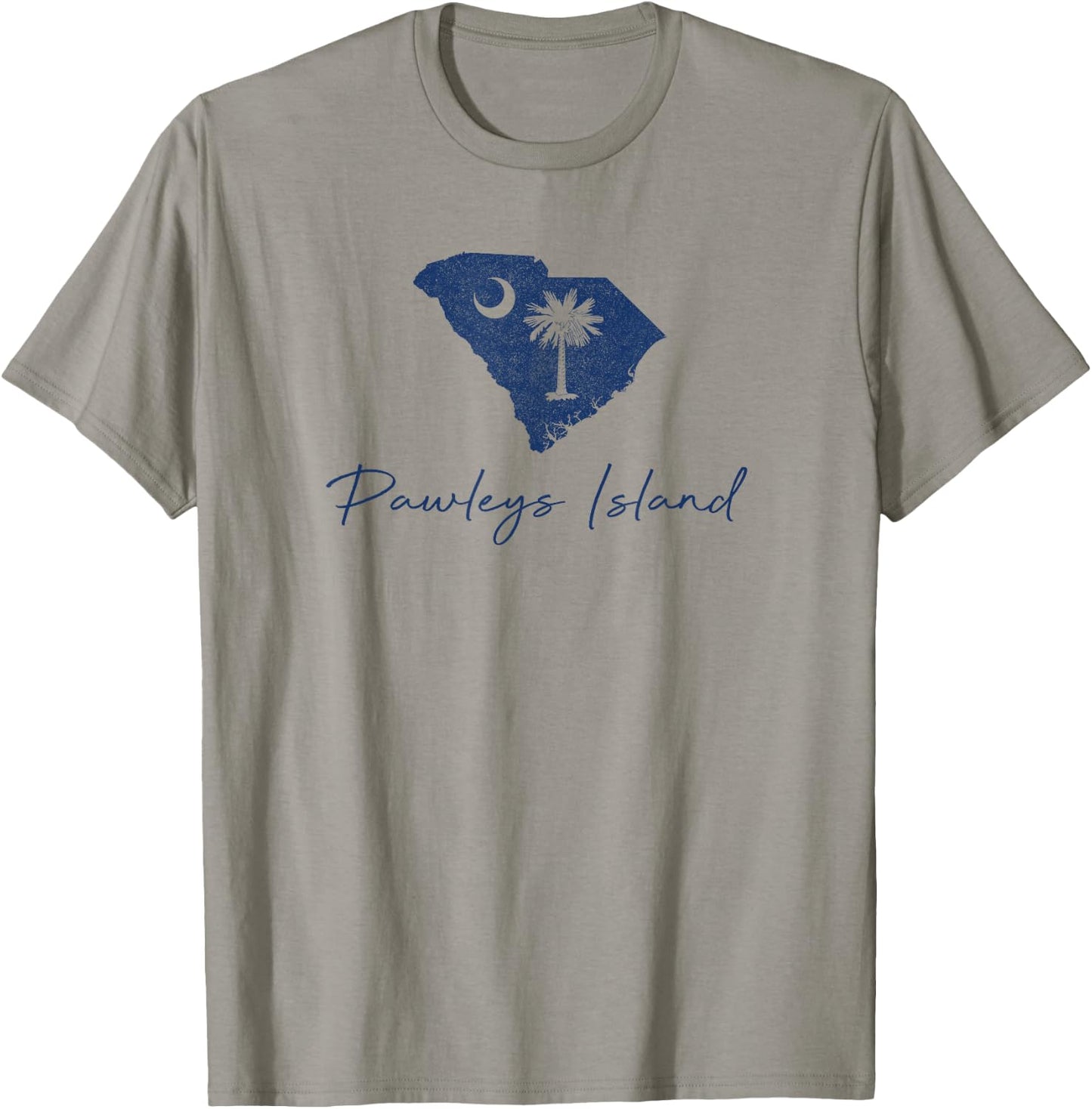 Vintage Pawleys Island South Carolina Retro Preppy Throwback T-Shirt - T-Shirt | Sand