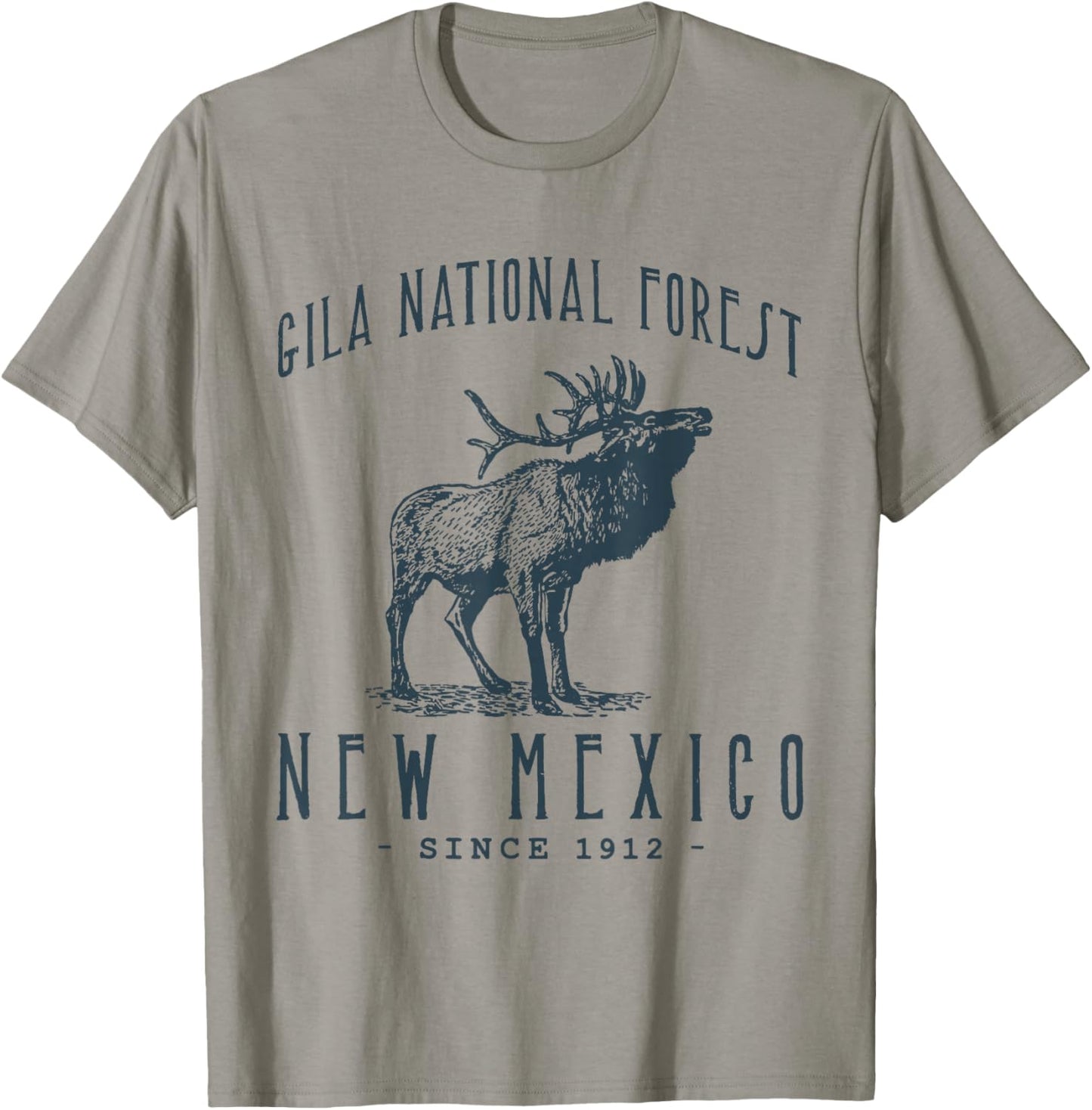 Gila National Forest Elk Hunting in New Mexico T-Shirt - T-Shirt | Sand