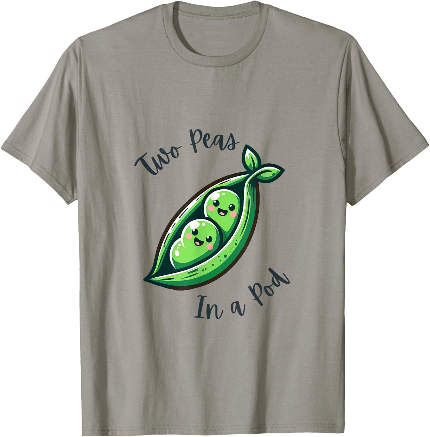 Two Peas In A Pod Valentine's Day Pregnancy Announce Mommy a T-Shirt - T-Shirt | Sand