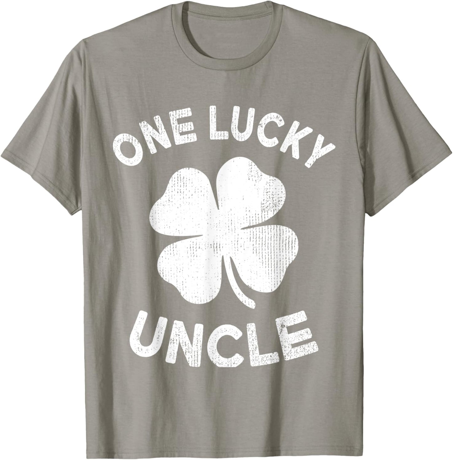 One Lucky Uncle St Patricks Day Green Shamrock Leaf T-Shirt - T-Shirt | Sand