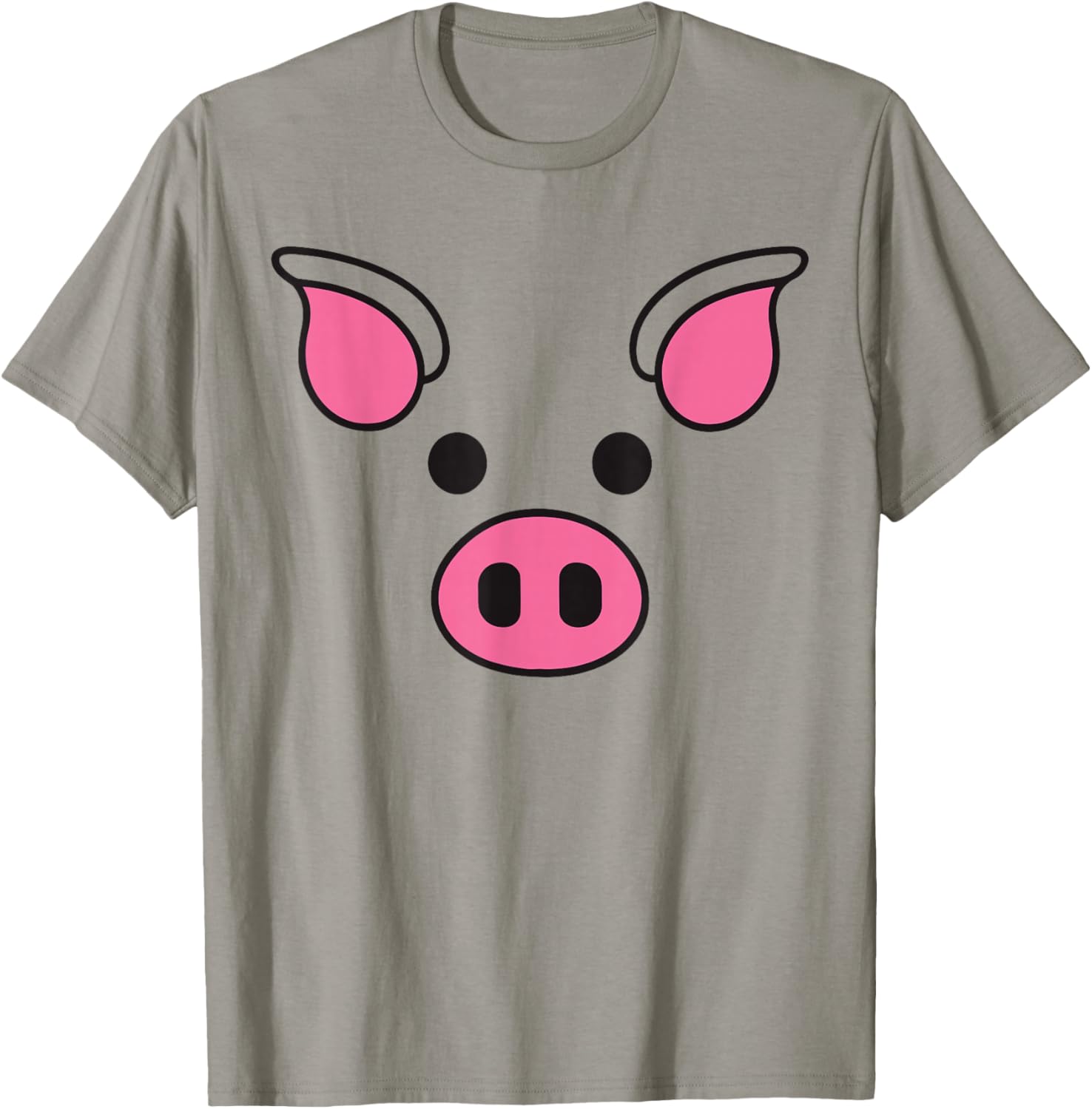 Pig Face Shirt Adult Kids Men Women Pig Face Costume T-Shirt - T-Shirt | Sand