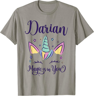 First Name Darian Personalized I Love Darian T-Shirt - T-Shirt | Sand