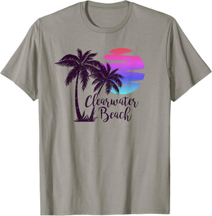 CLEARWATER BEACH Trip Vacation Spring Break Sunset Graphic Men Women Girls Kids T-Shirt - T-Shirt | Sand