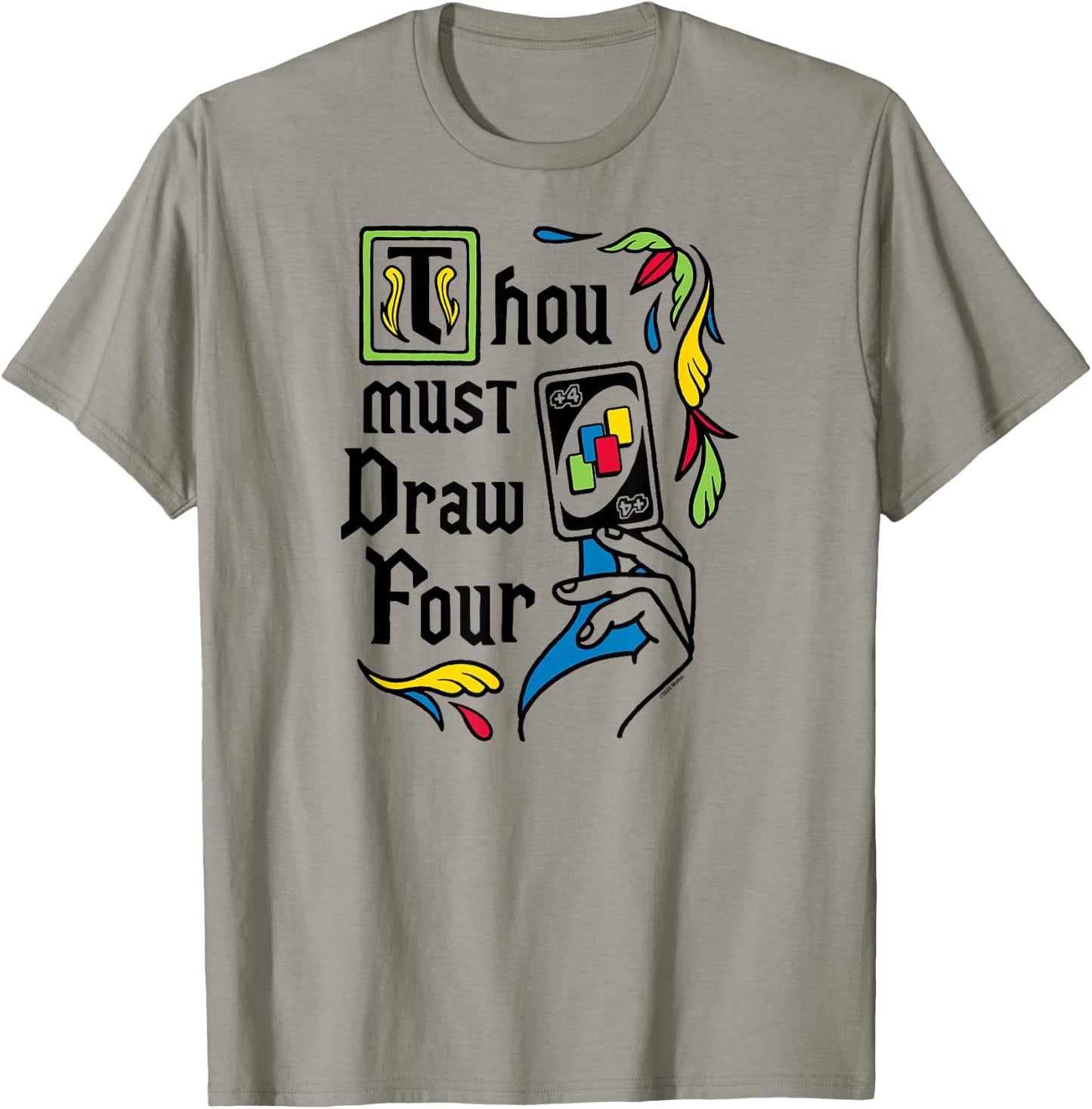 Mattel - Uno - Thou Must Draw Four T-Shirt - T-Shirt | Sand