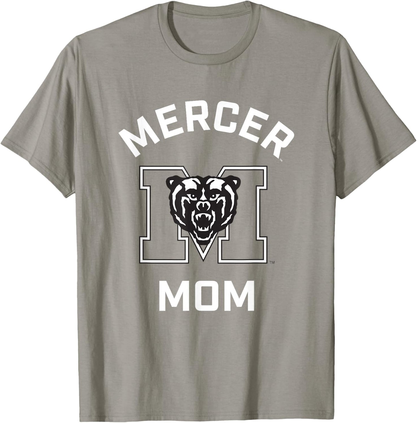 Mercer University Bears Arched Mom T-Shirt - T-Shirt | Sand