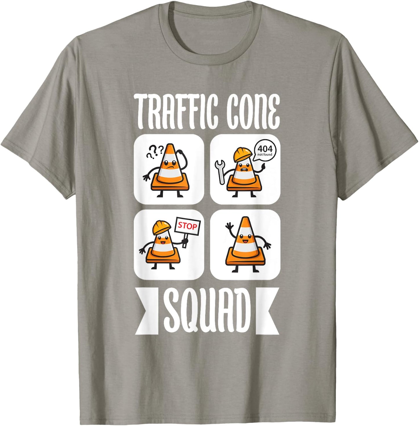 Traffic Cone Squad T-Shirt - T-Shirt | Sand