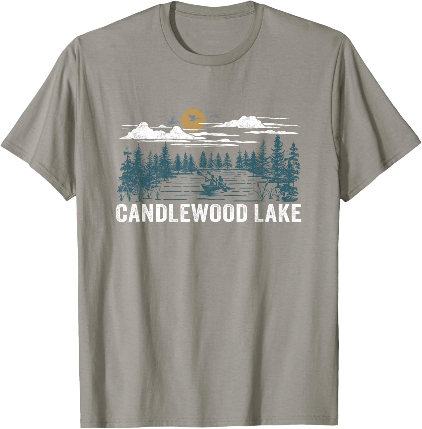 Candlewood Lake Connecticut T-Shirt - T-Shirt | Sand