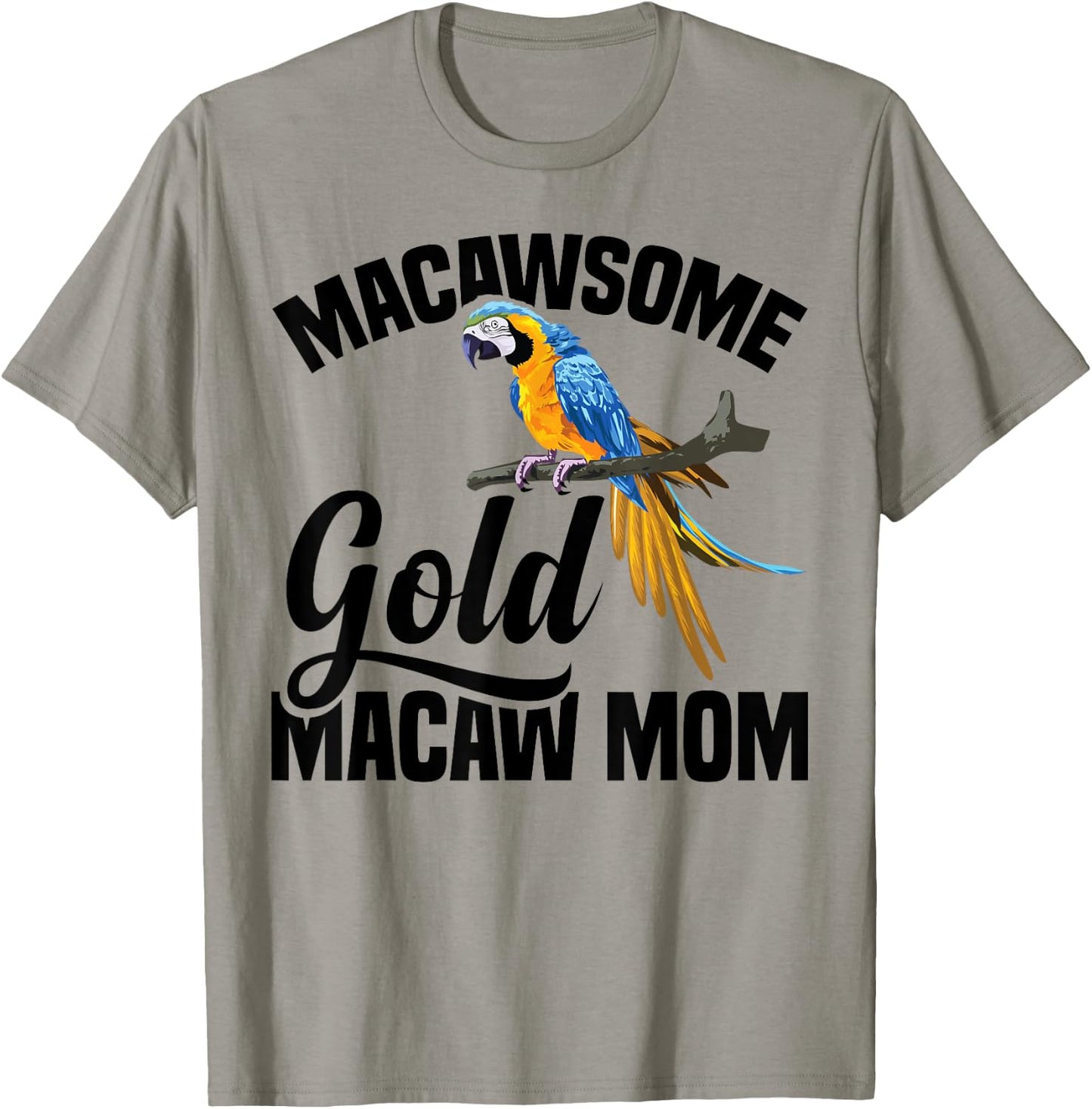 Blue and Gold Macaw Owner Food Toys Plush Gold Macaws T-Shirt - T-Shirt | Sand