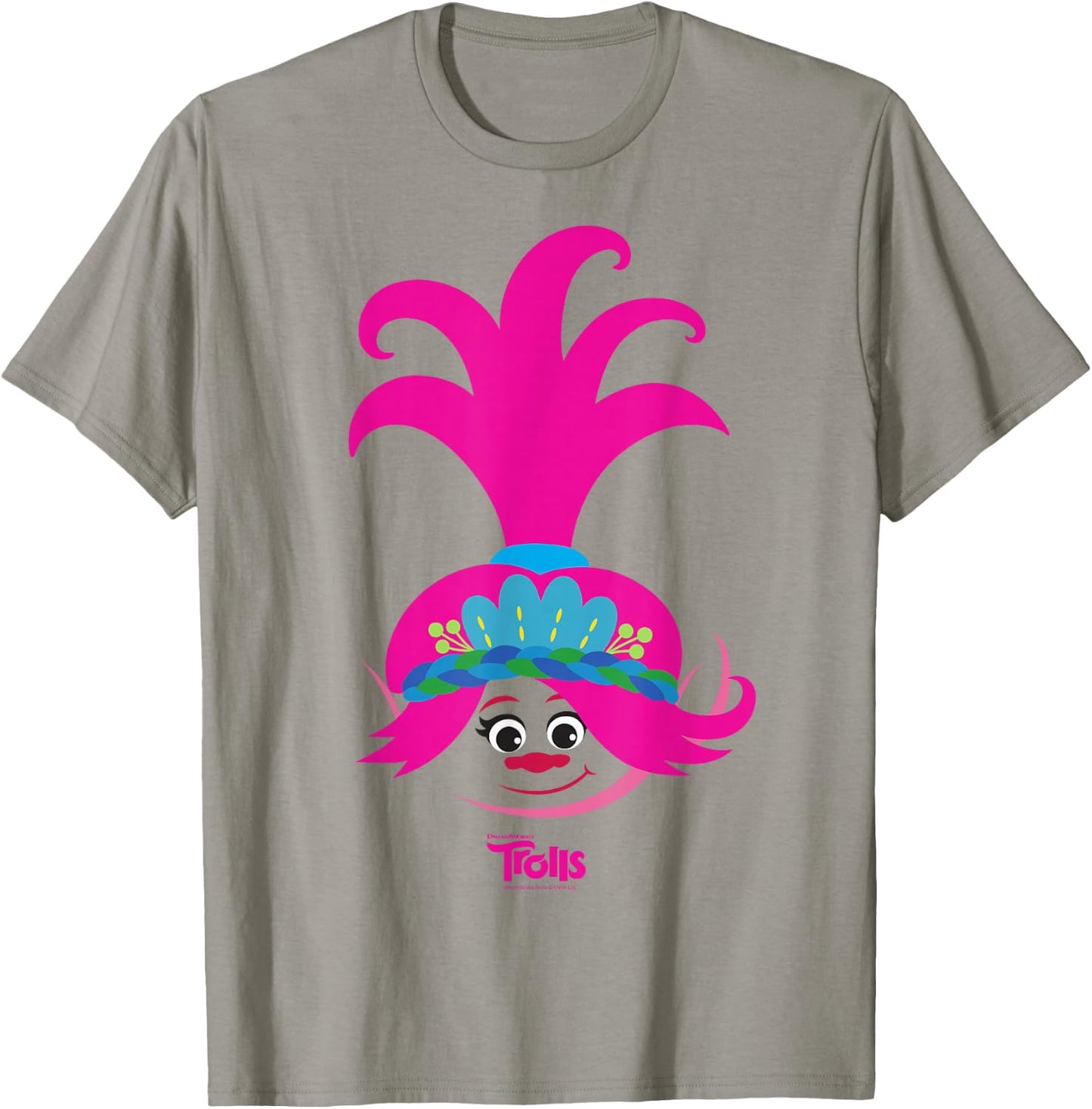 DreamWorks Trolls Poppy Big Face T-Shirt - T-Shirt | Sand
