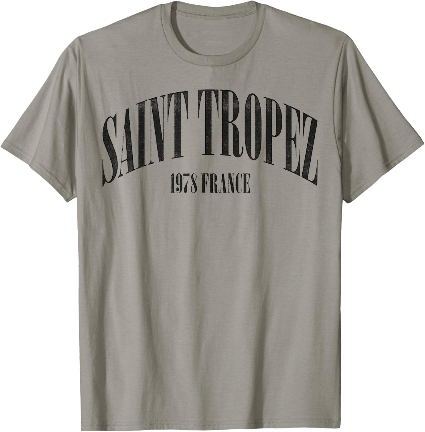 Saint Tropez France 1978 Vintage Retro Travel T-Shirt - T-Shirt | Sand