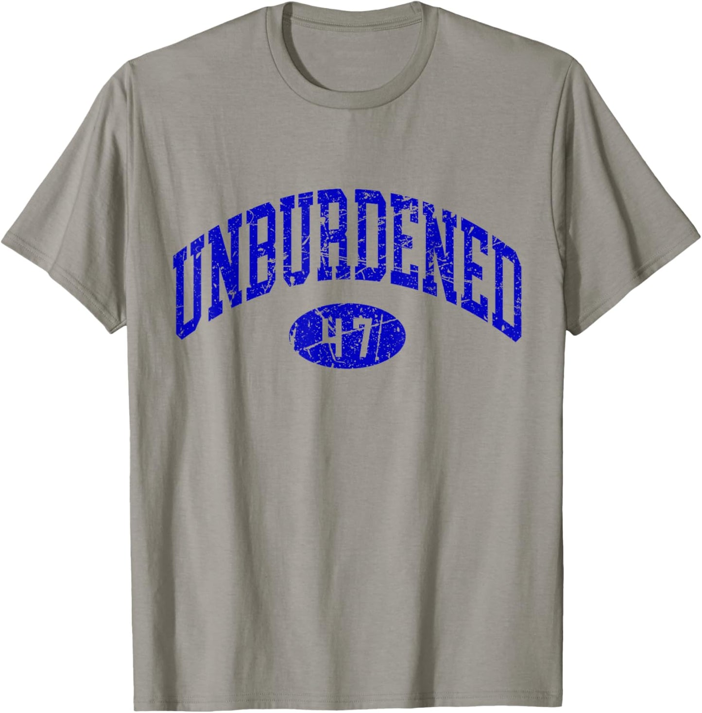 Unburdened By What Has Been Funny Vote 2024 Varsity Vintage T-Shirt - T-Shirt | Sand