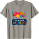 Autism Awareness Its Ok To Be Different Rhino Puzzle T-Shirt - T-Shirt | Sand