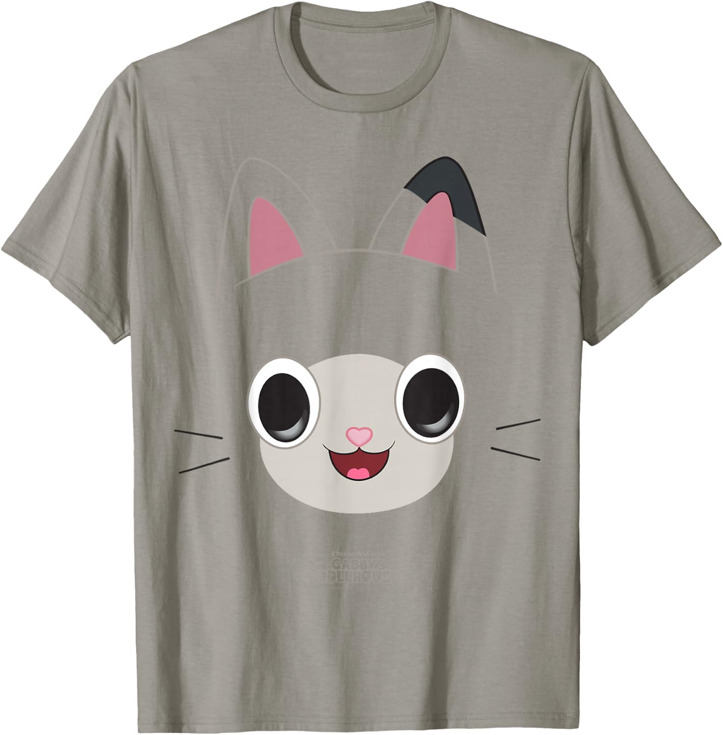 DreamWorks Gabby's Dollhouse Pandy Paws Big Face Halloween T-Shirt - T-Shirt | Sand