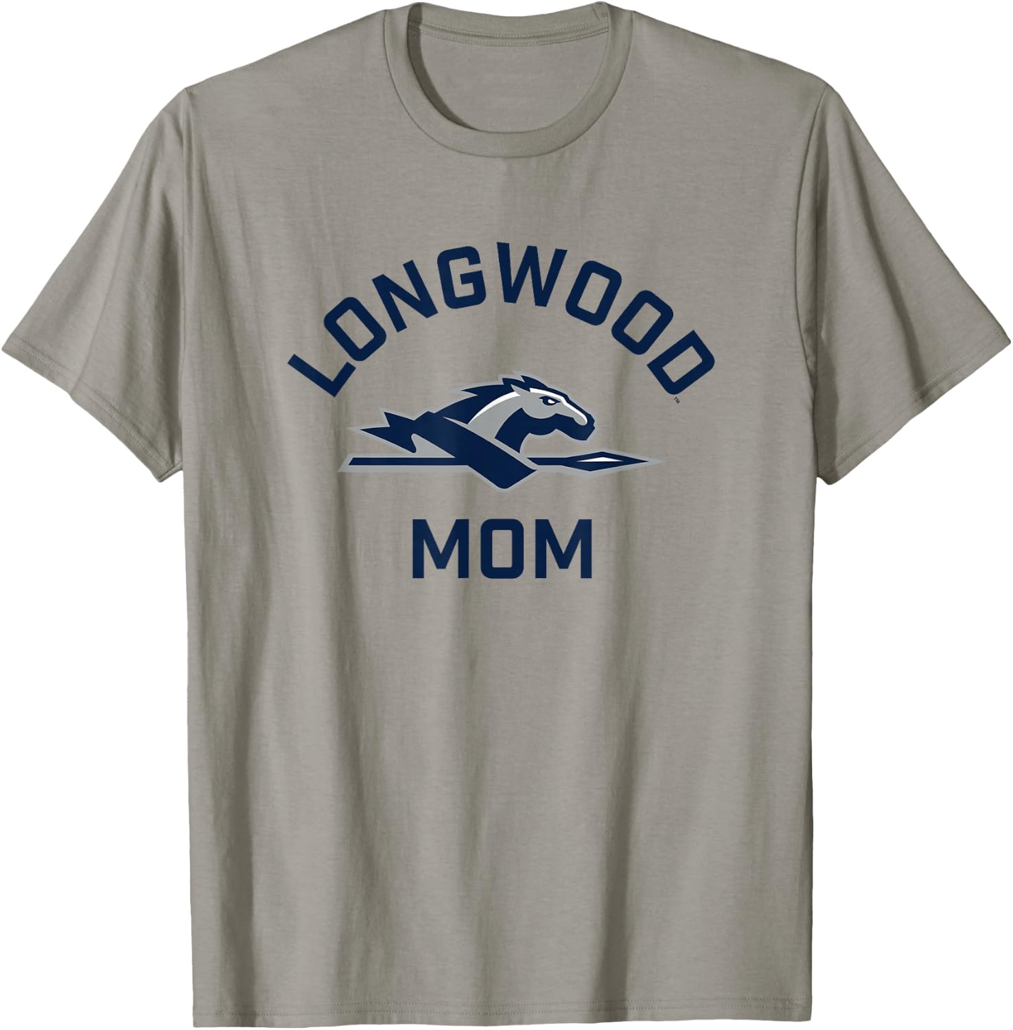 Longwood University Lancers Arched Mom T-Shirt - T-Shirt | Sand