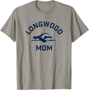 Longwood University Lancers Arched Mom T-Shirt - T-Shirt | Sand