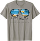 Fort Walton Beach Florida Palm Tree Sunglasses Souvenir T-Shirt - T-Shirt | Sand