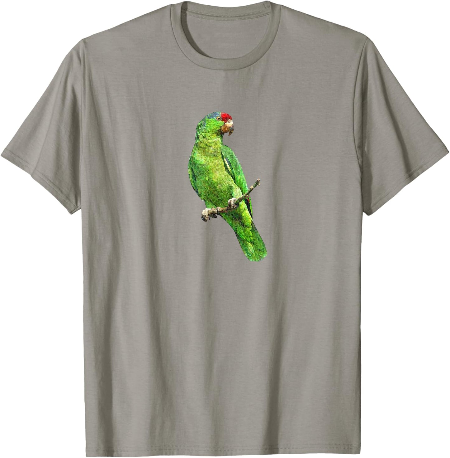 Green Amazon Parrot Bird T Shirt T-Shirt - T-Shirt | Sand