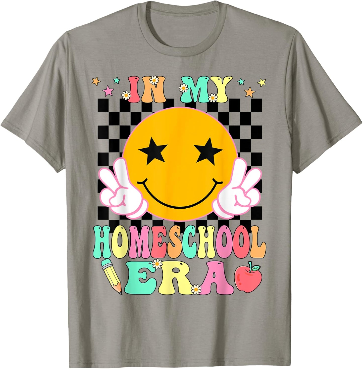 In My Homeschool Era Teacher Back to School Student Kids T-Shirt - T-Shirt | Sand