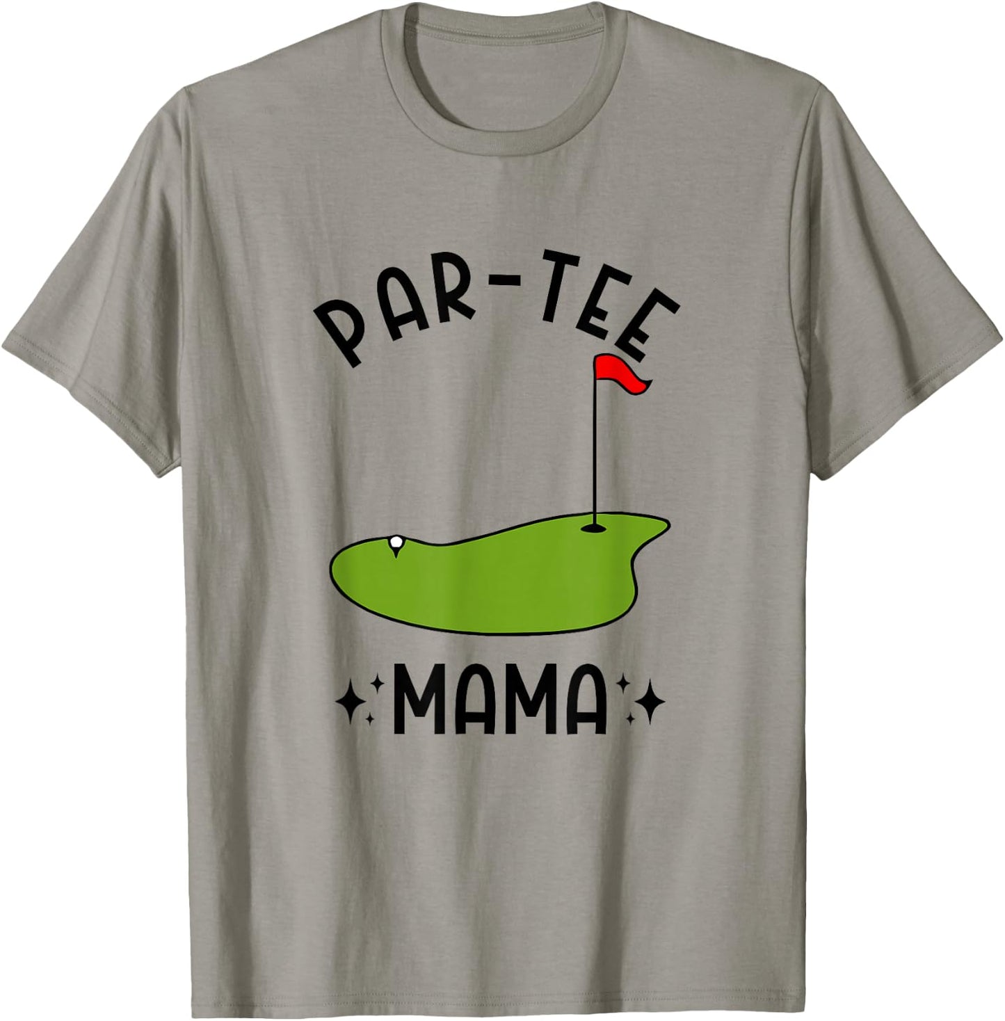 Par- Mama Golf Birthday Party Mom T-Shirt - T-Shirt | Sand