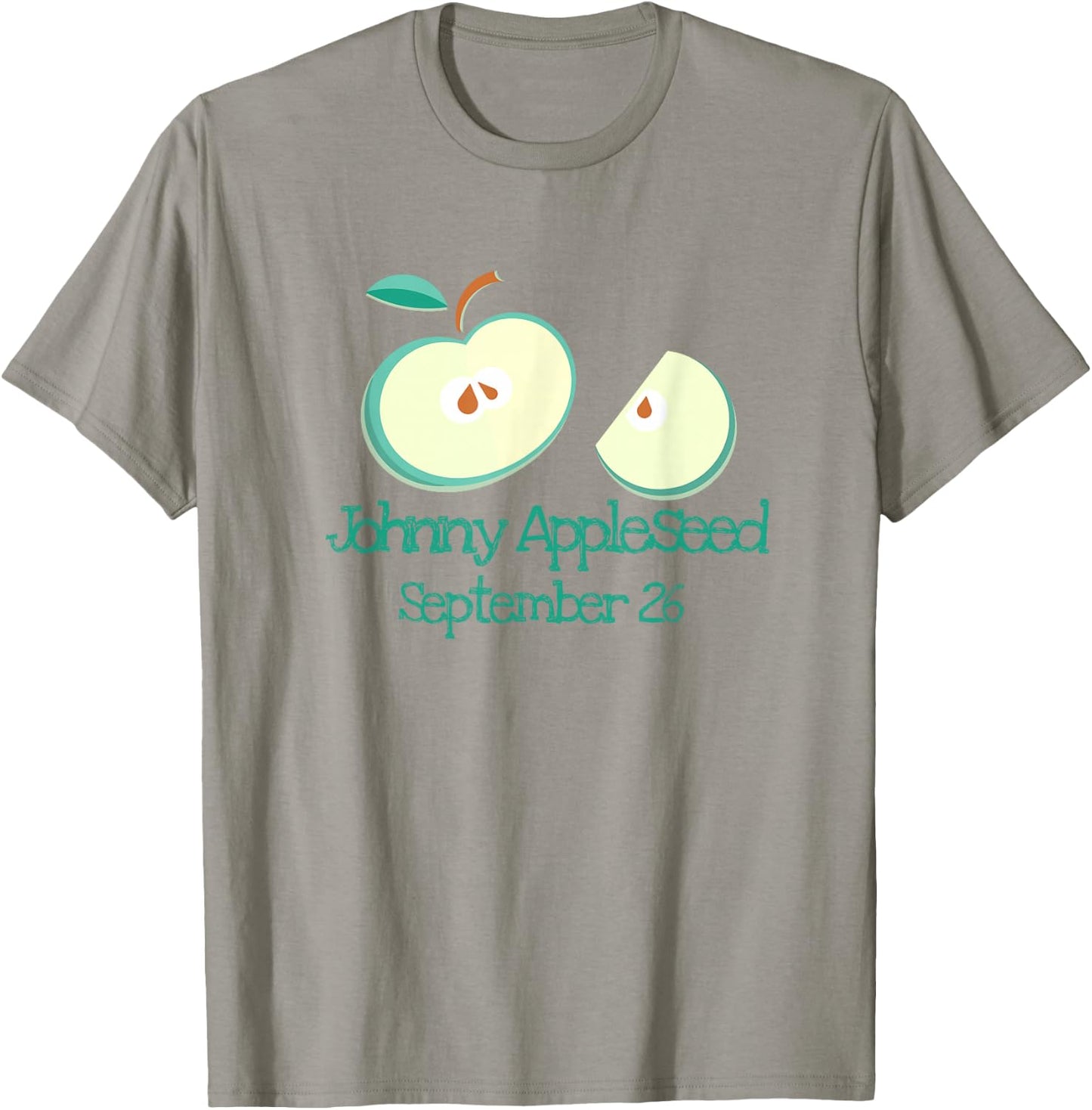 Johnny Appleseed Teacher Elementary Pre School Kids Teachers T-Shirt - T-Shirt | Sand