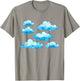 Blue White Clouds T-Shirt - T-Shirt | Sand