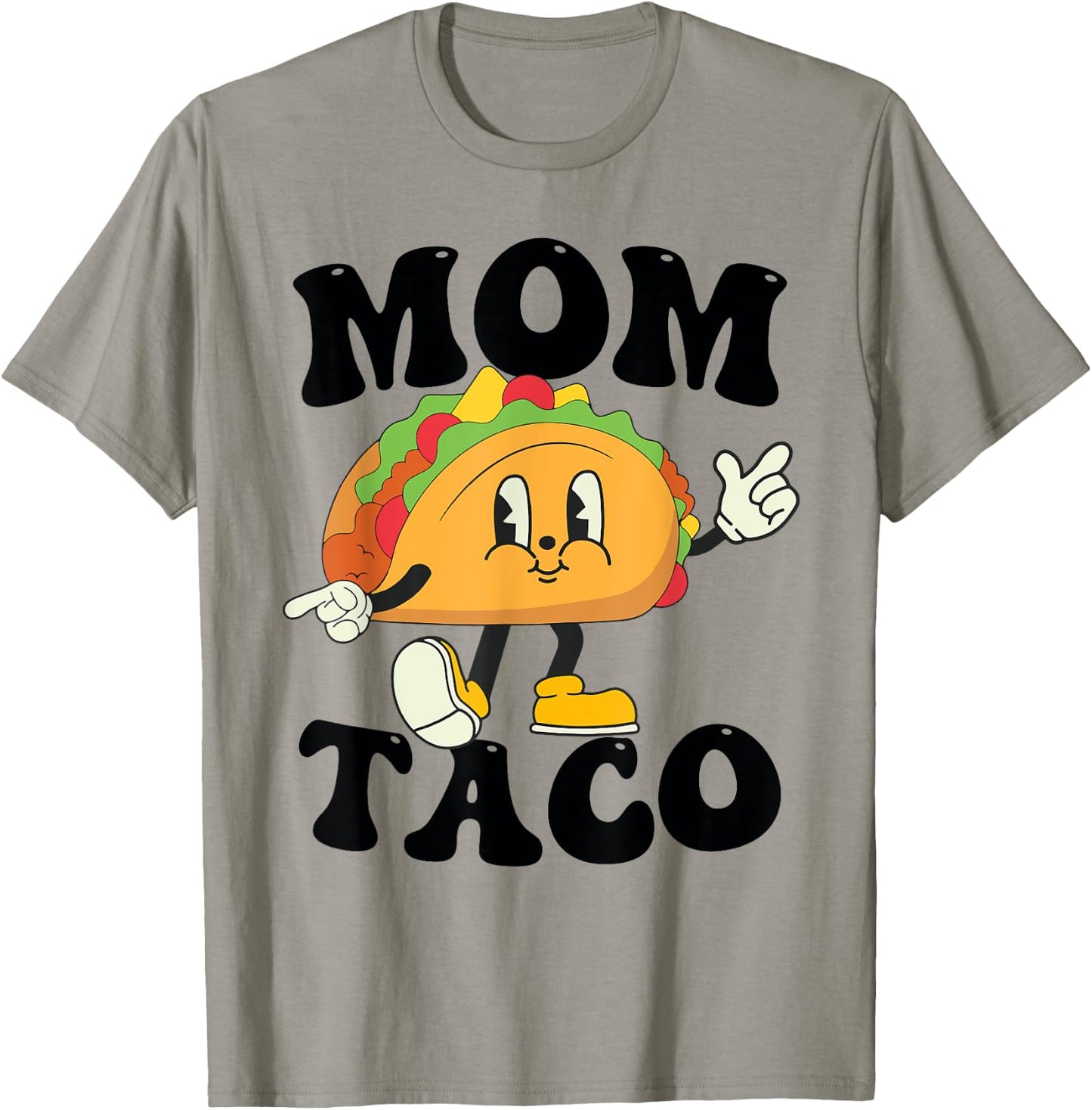 Mom of the Birthday Boy Girl Taco Mexican Birthday Family T-Shirt - T-Shirt | Sand