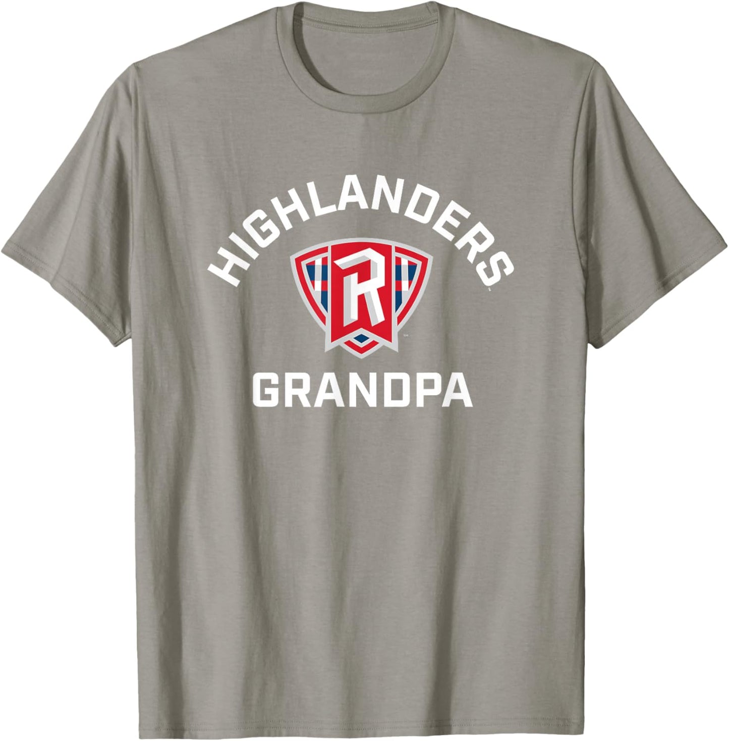 Radford University Highlanders Arched Grandpa T-Shirt - T-Shirt | Sand