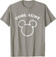 Disney Mickey And Friends Cool Aunt Distressed Chest Logo T-Shirt - T-Shirt | Sand