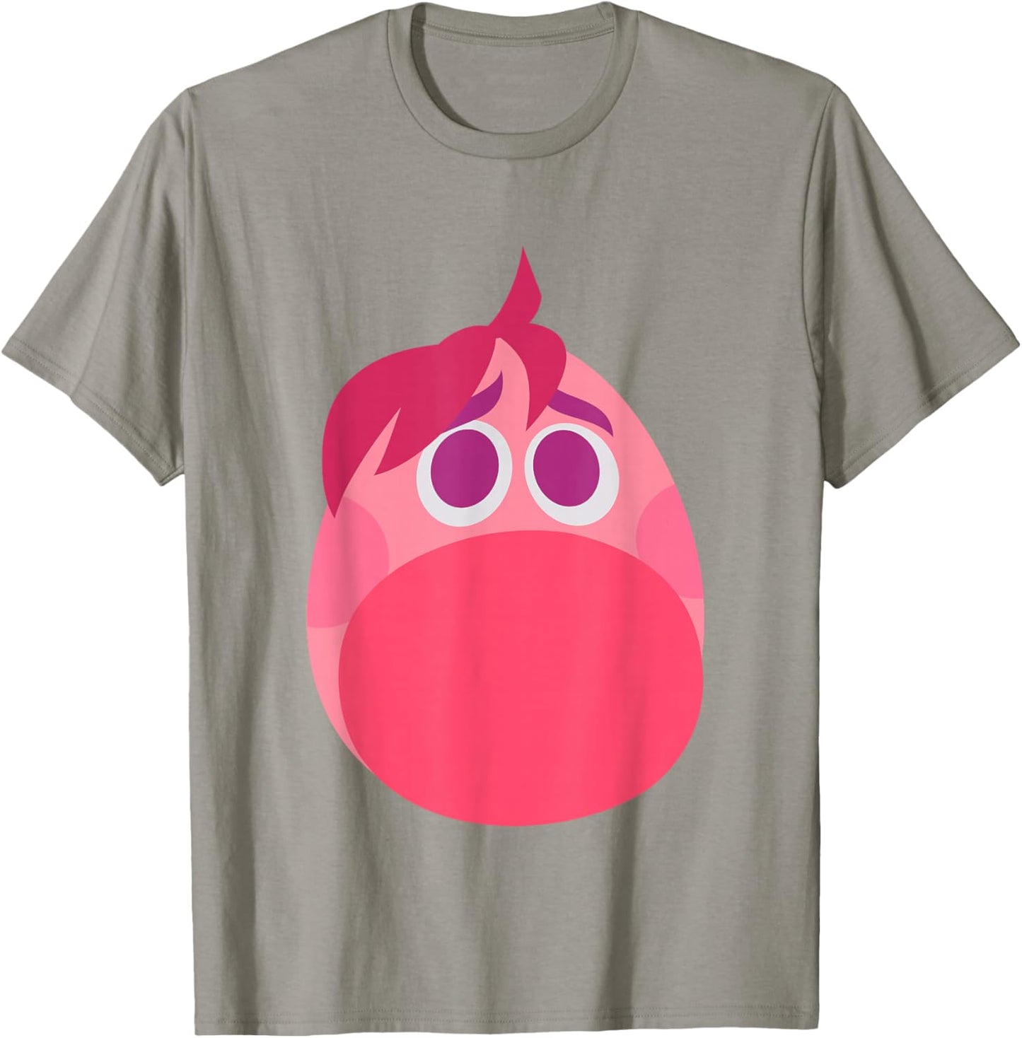 Disney Pixar Inside Out 2 Embarrassment Big Head Logo T-Shirt - T-Shirt | Sand
