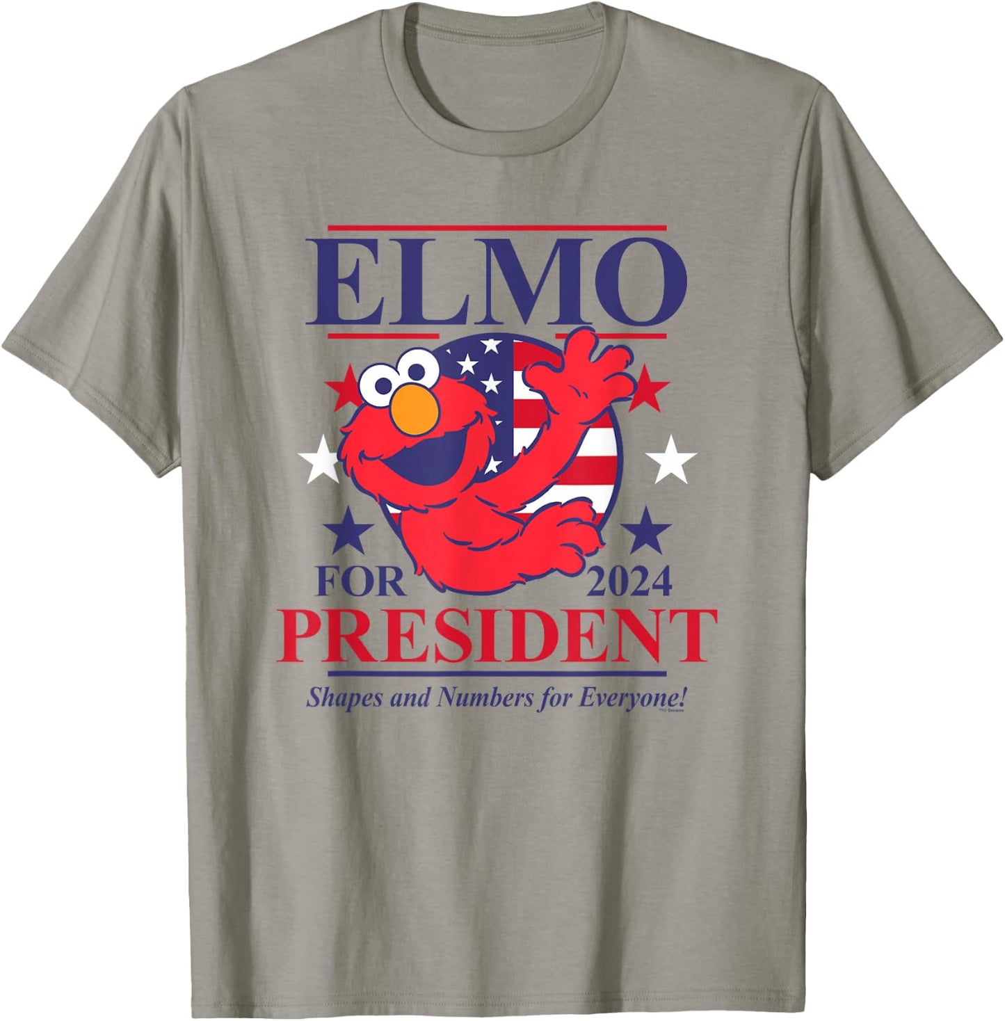 Sesame Street Elmo for President 2024 T-Shirt - T-Shirt | Sand