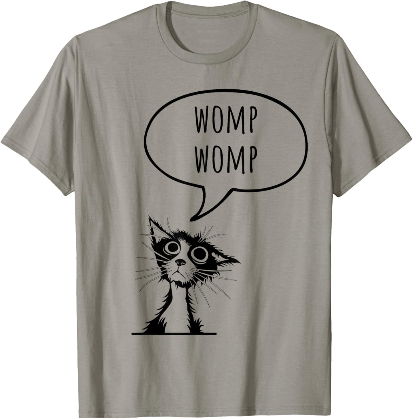 Womp Womp Cat Funny Sarcastic Gen Z Men Women Kids T-Shirt - T-Shirt | Sand