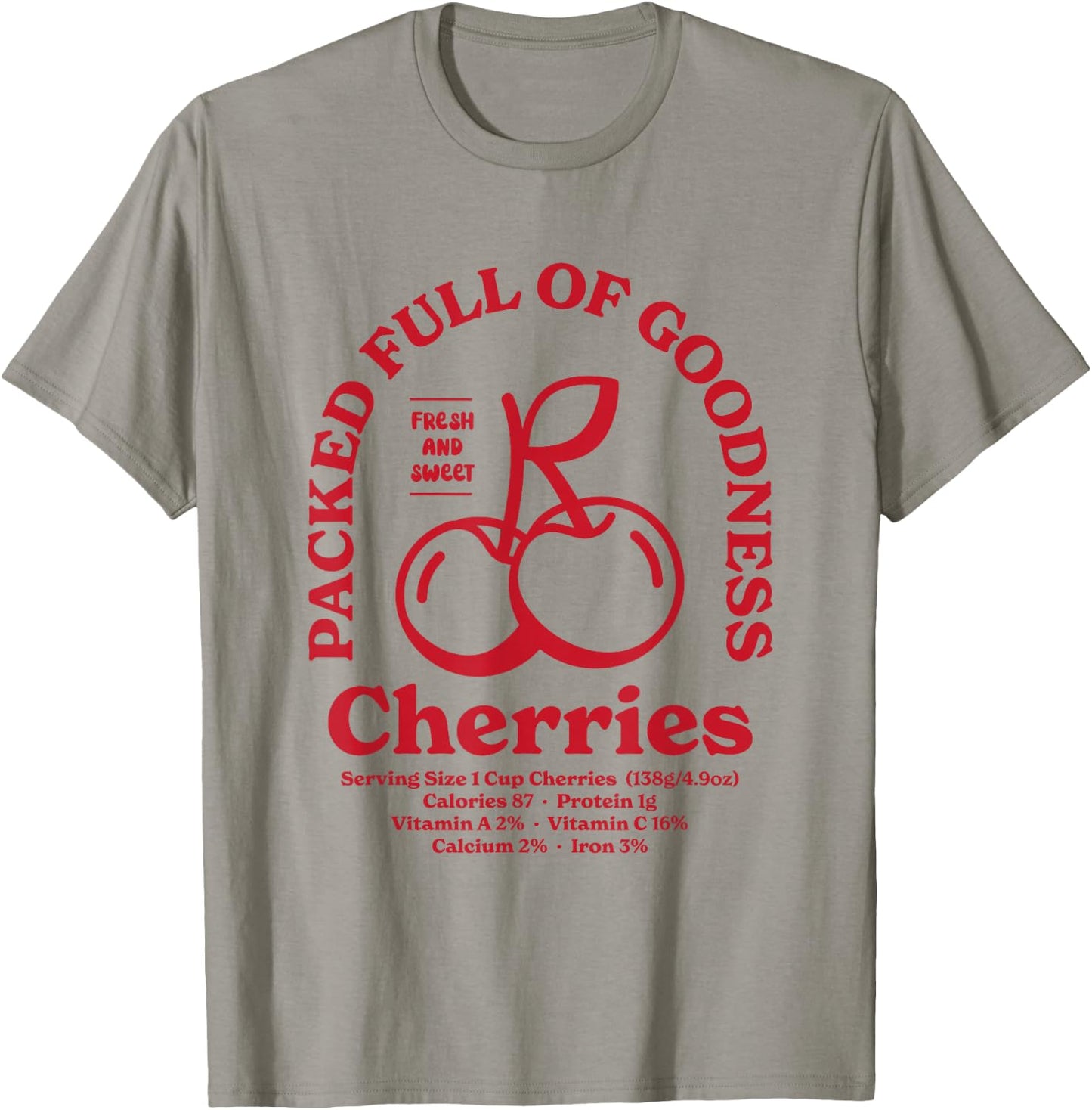 Cherries T-Shirt - T-Shirt | Sand