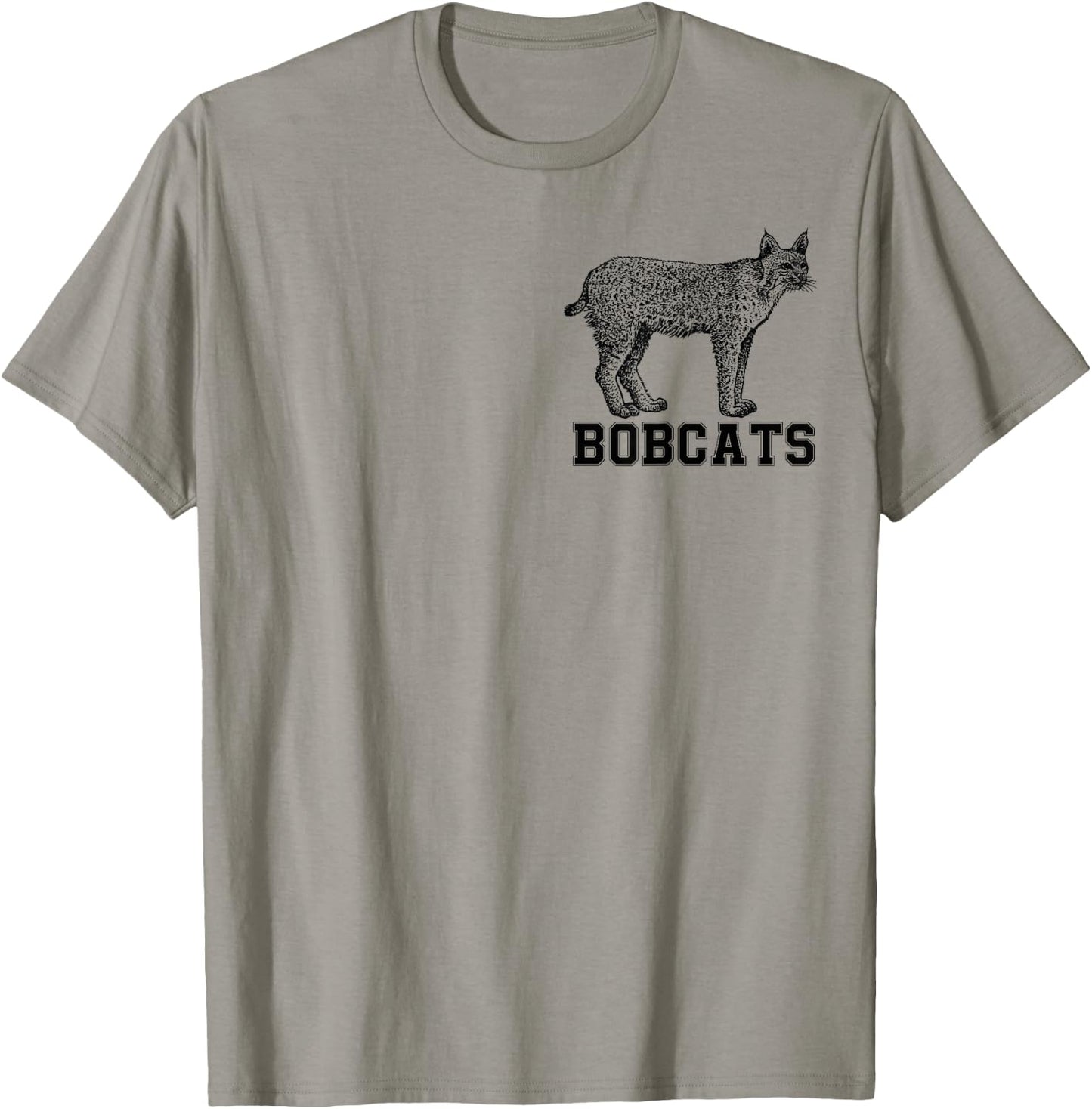 Cool Bobcat Shirt Wildlife Sprit Animal Kids Toddler Boys T-Shirt - T-Shirt | Sand