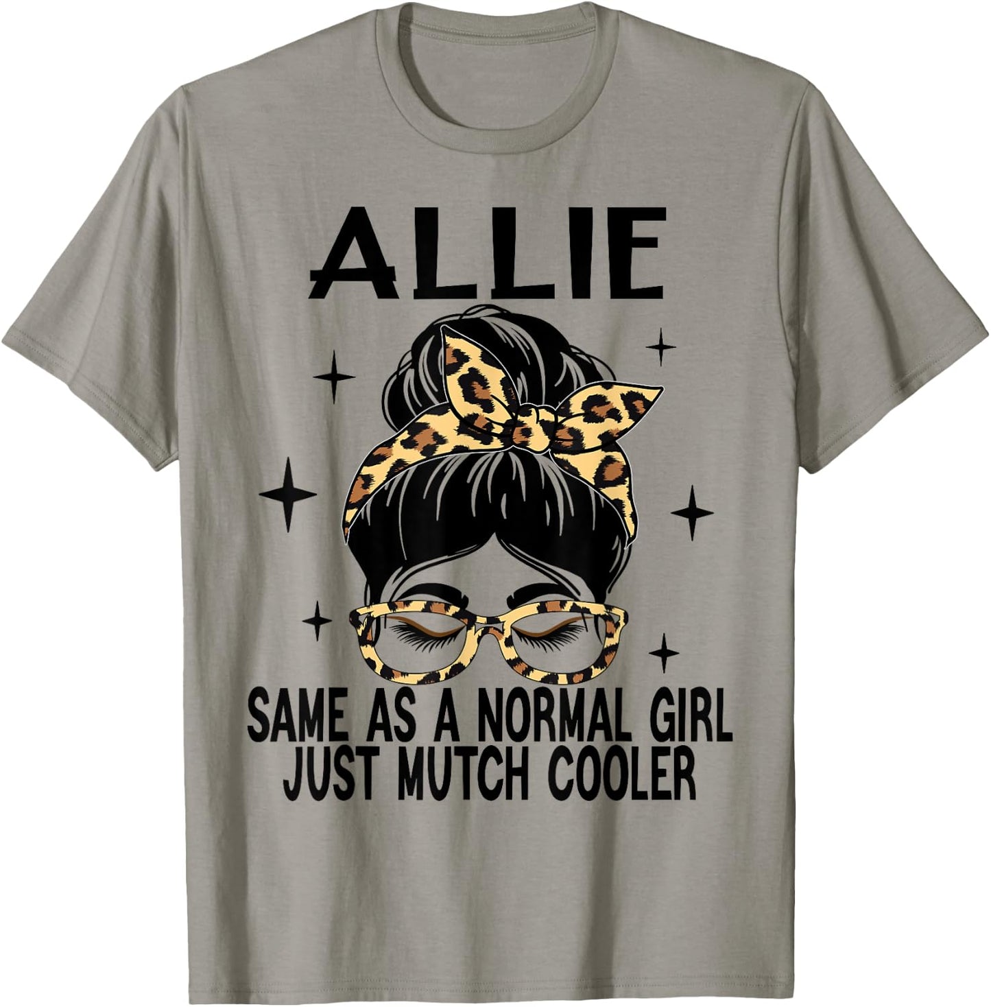 SwiftStyle Apparel ALLIE Costume Cute Definition Personalized Name ALLIE T-Shirt - T-Shirt | Sand