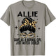 SwiftStyle Apparel ALLIE Costume Cute Definition Personalized Name ALLIE T-Shirt - T-Shirt | Sand